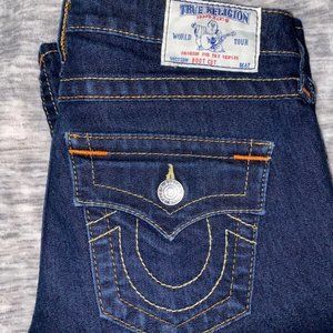 True Religion Dark Wash Bootcut Jeans Size 26